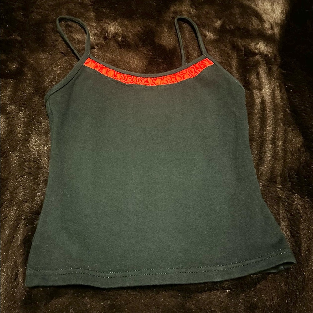 Mossimo Supply Co. Black Camisole with Red Trim